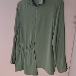 Tibi zippered top